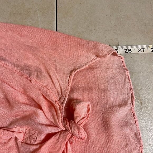 Free People Tie Front Shirt M - Picture 11 of 11
